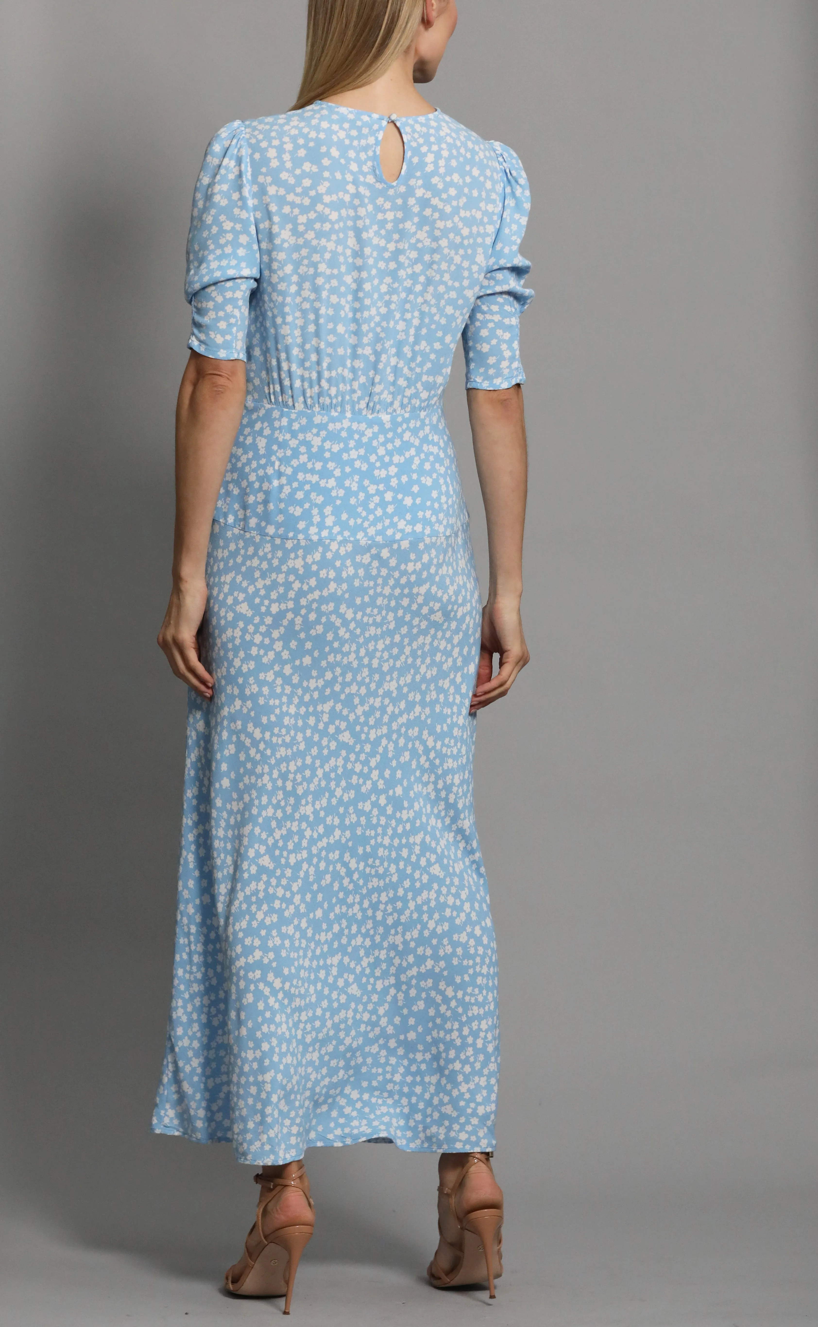 Lucile Blue Tea Dress