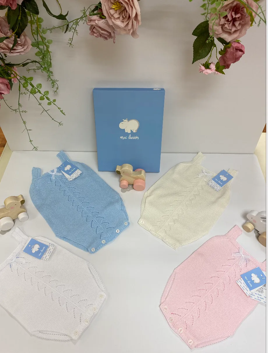 Mac Ilusion 8052 Knitted Romper White 3m