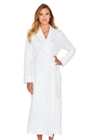 Kelly Long Elegant Long Sleeve Jacquard Robe by MARELLE