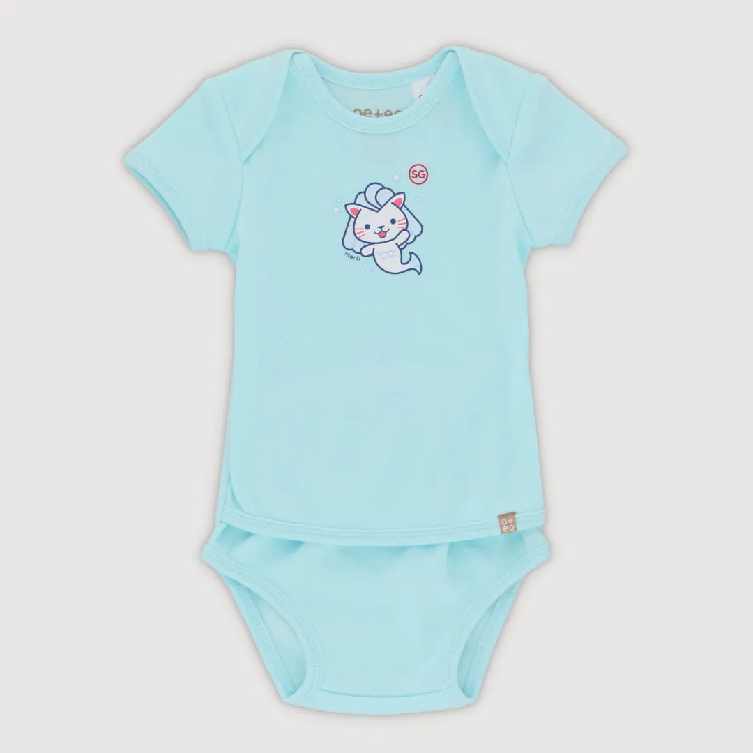 Chic Mint Green Merli Baby Easyeo Romper for Infants