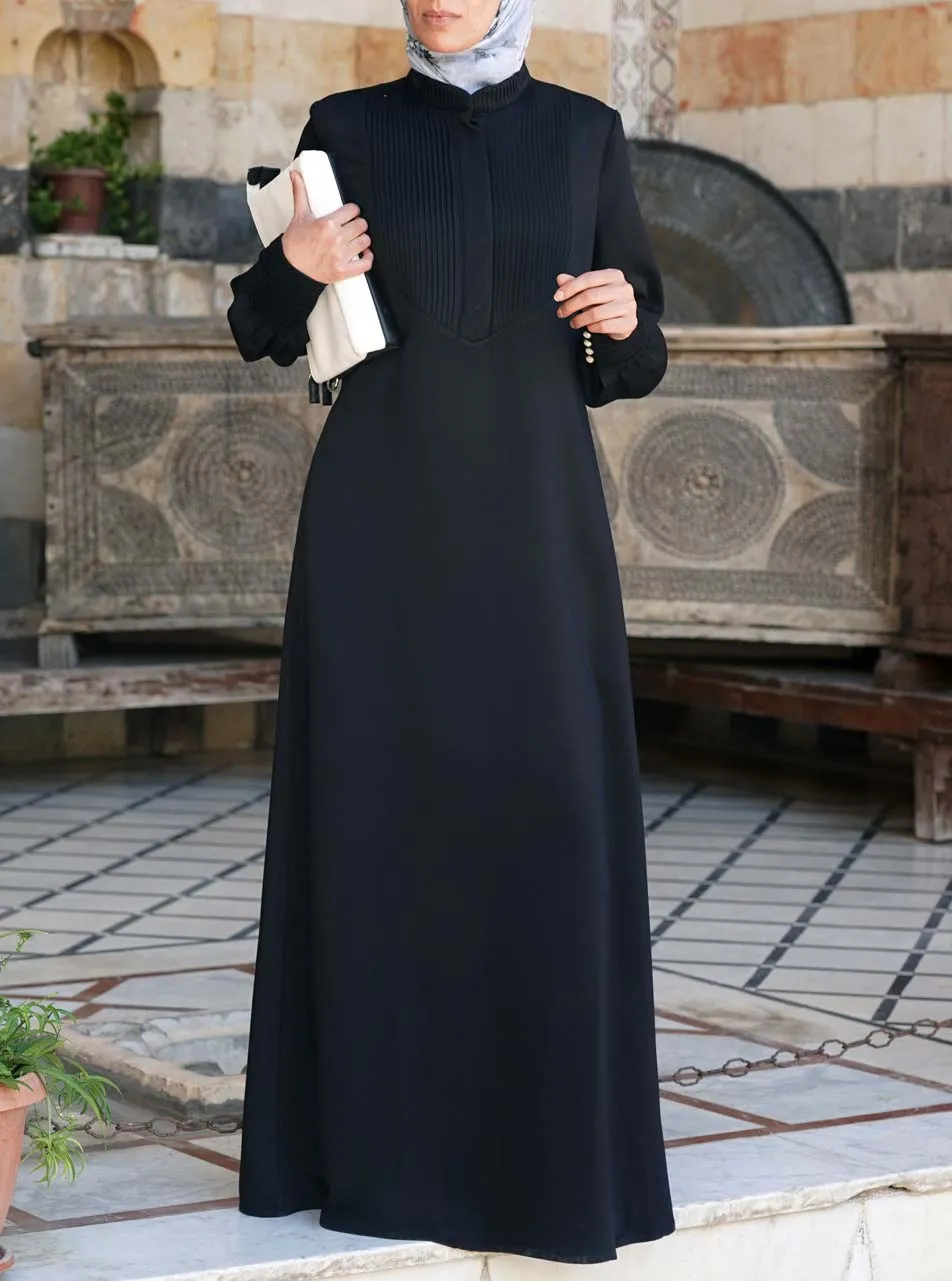 Multi-Pleat Abaya