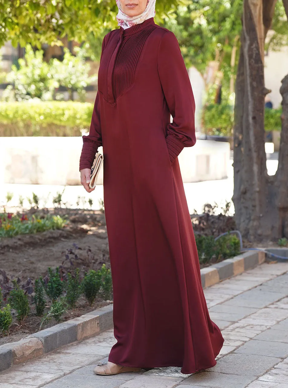 Multi-Pleat Abaya