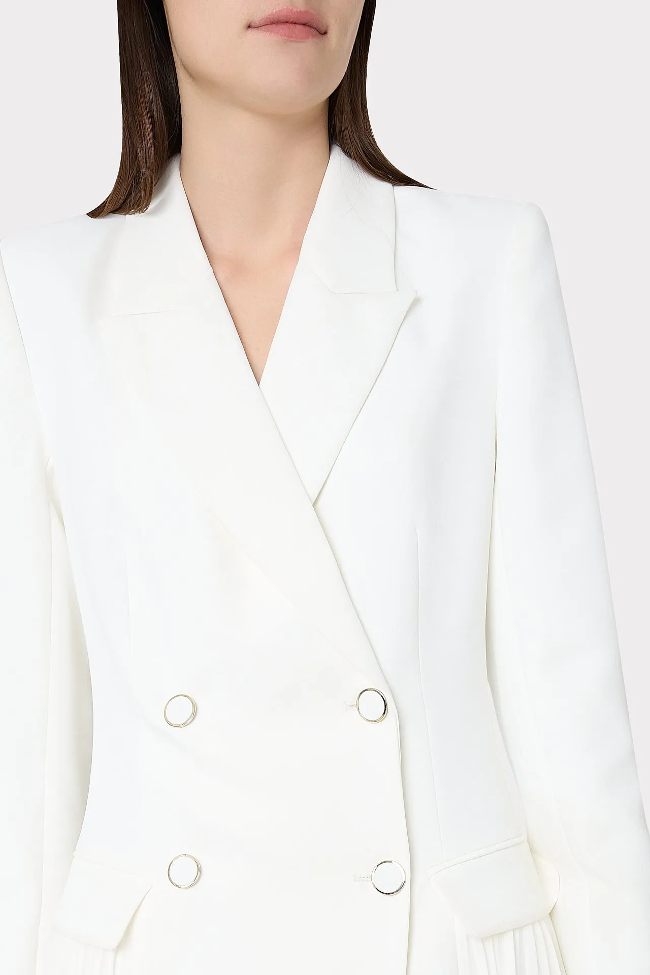 Noora Pleated Blazer Dress