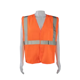 OVM2-EC ANSI/ISEA Economy Class 2 Safety Vest Orange Mesh