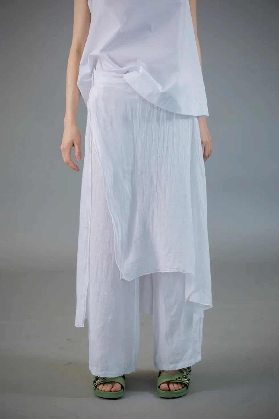 Sure! Heres an optimized version of the product title:

50% Off Paolo Tricot Sale: Womens CS10976 Linen Skirt Pant - Elegant and Comfortable