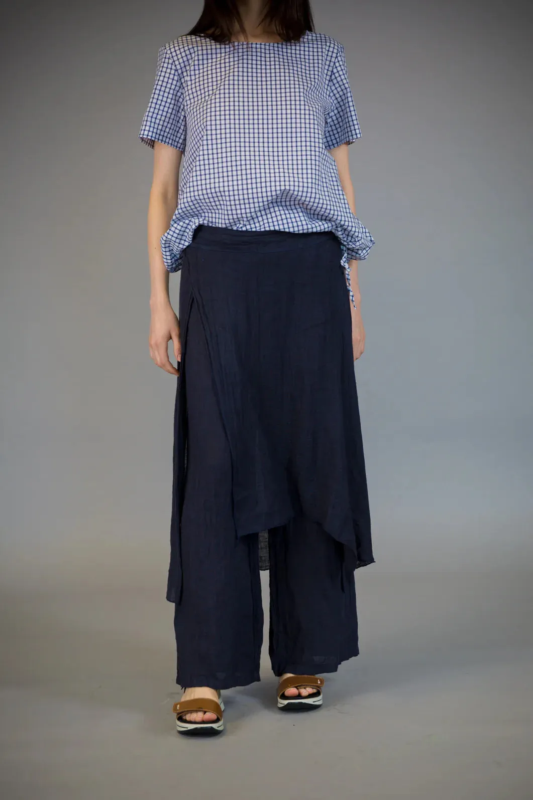 Sure! Heres an optimized version of the product title:

50% Off Paolo Tricot Sale: Womens CS10976 Linen Skirt Pant - Elegant and Comfortable