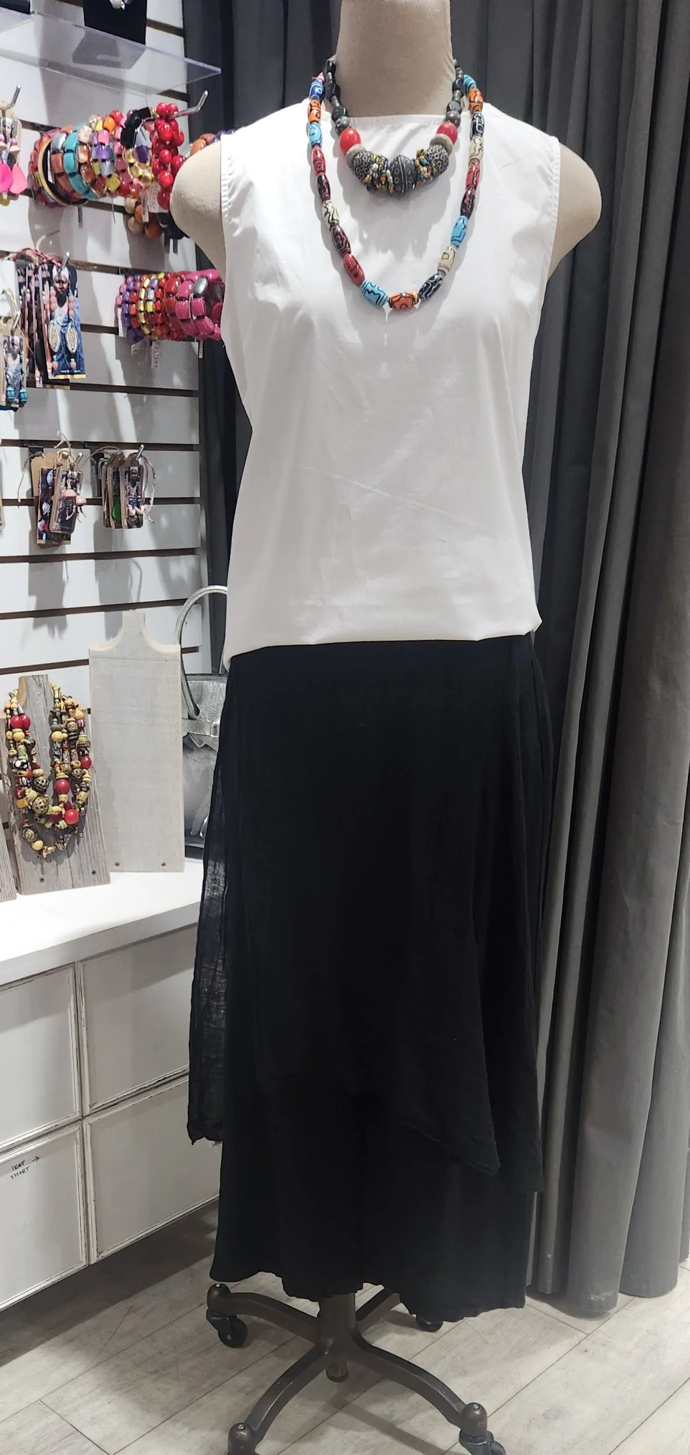 Sure! Heres an optimized version of the product title:

50% Off Paolo Tricot Sale: Womens CS10976 Linen Skirt Pant - Elegant and Comfortable