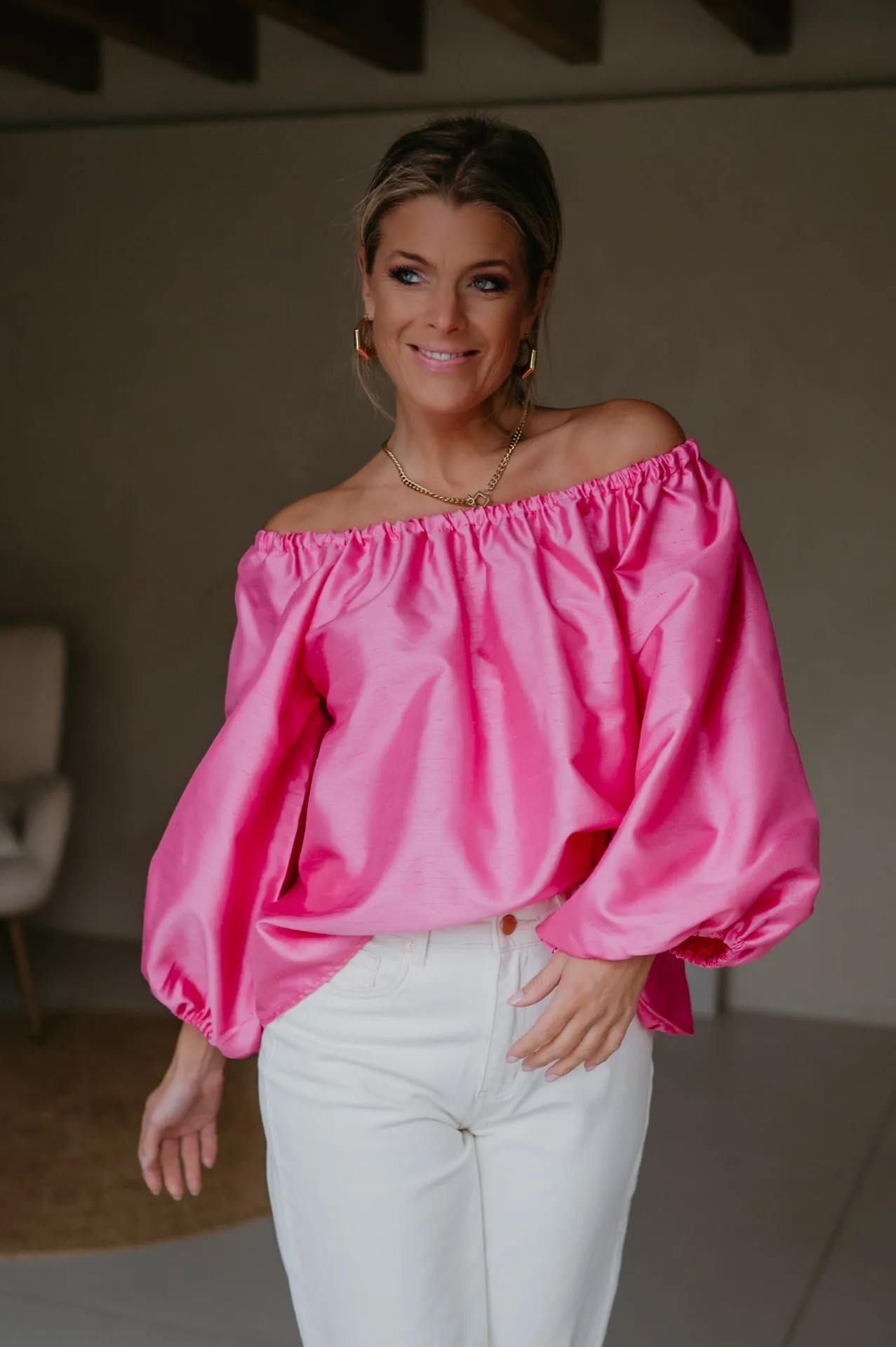 Piano blouse I Pink