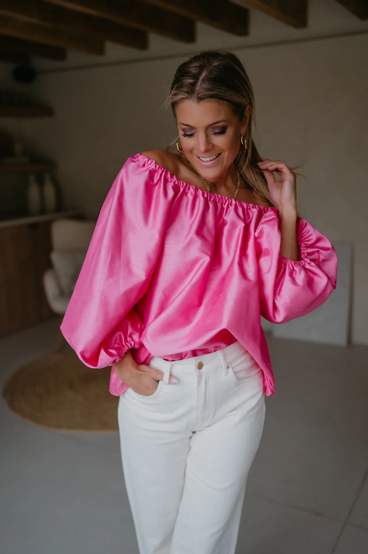 Piano blouse I Pink