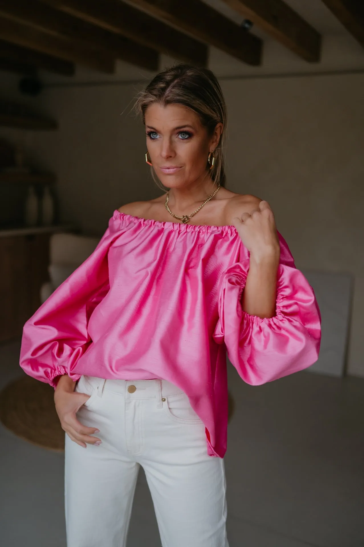 Piano blouse I Pink