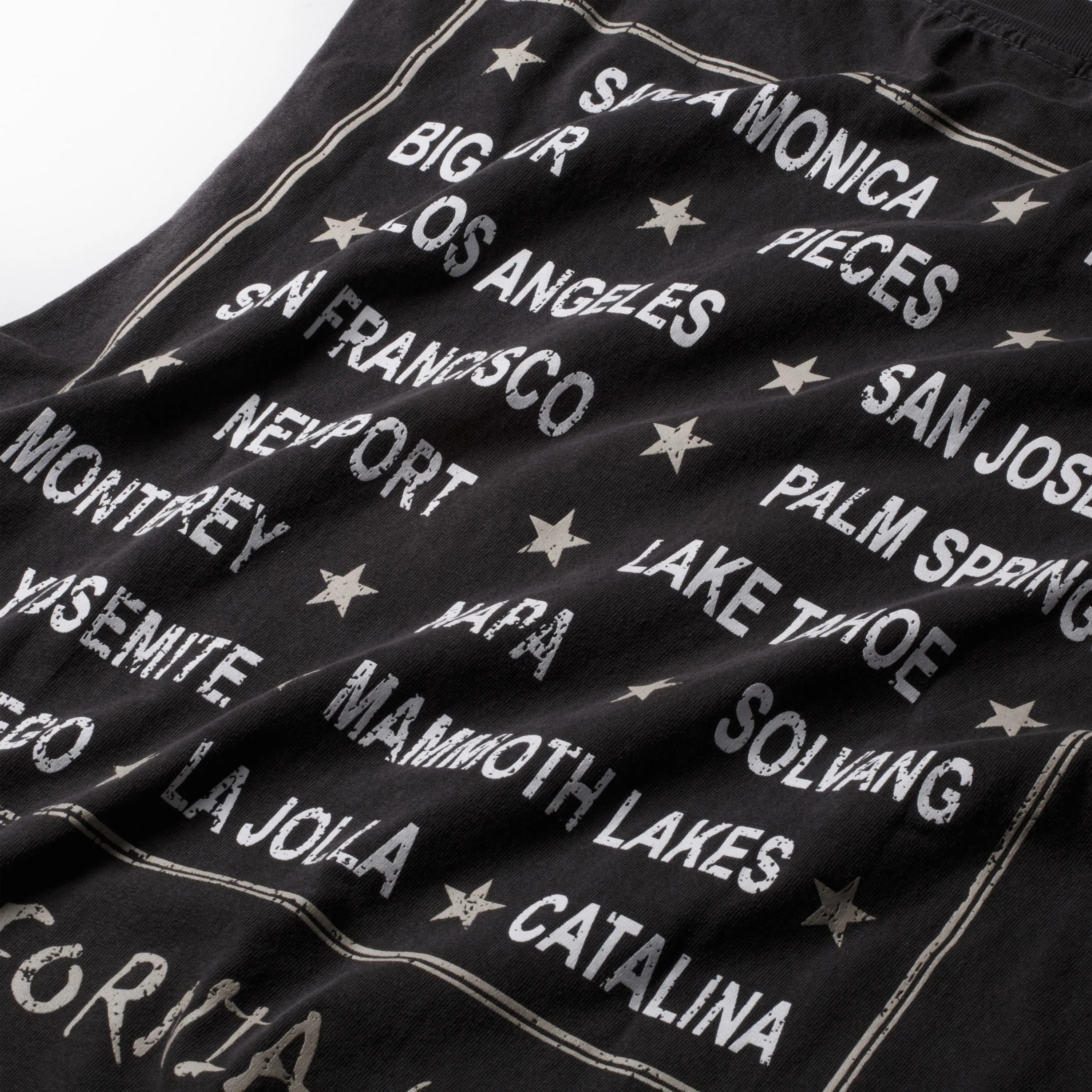 Vintage Black Road Trip Cut-Off Top – Add-On Pieces