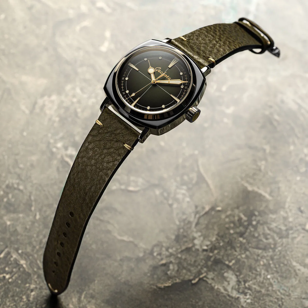 Pioneer Automatic Watch Brushed Green Dial