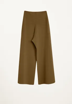 Reese Cropped Pant in Khaki