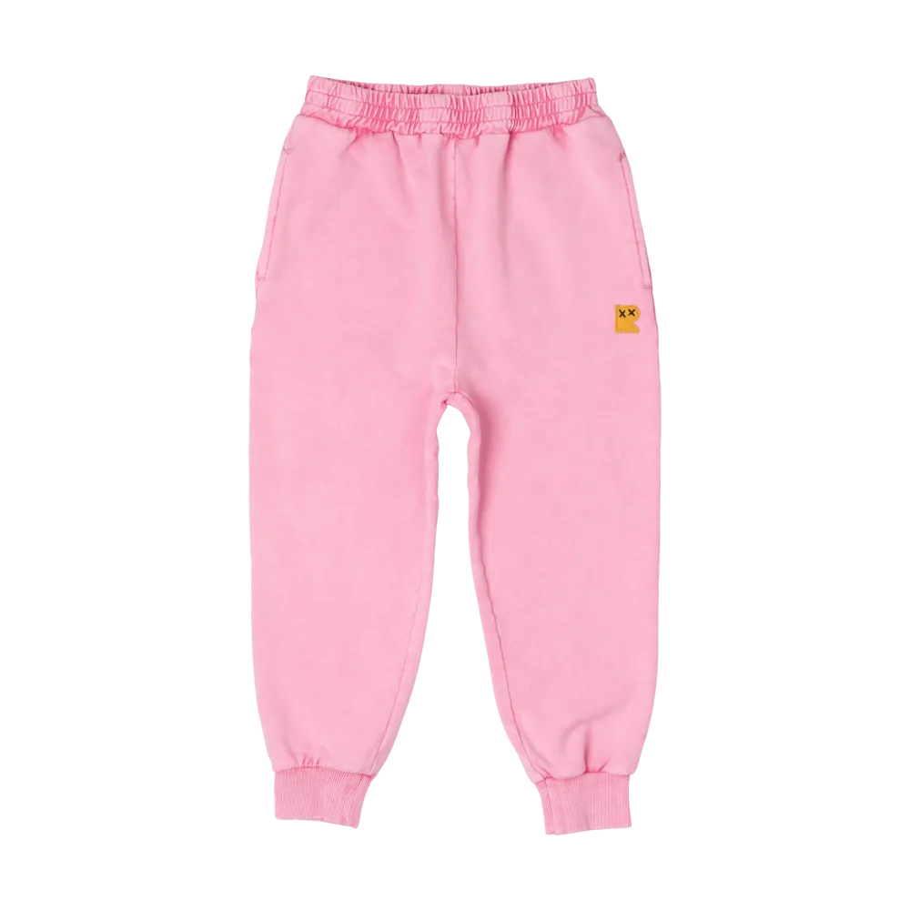 Rock Your Baby Track Pants - Pink Washed