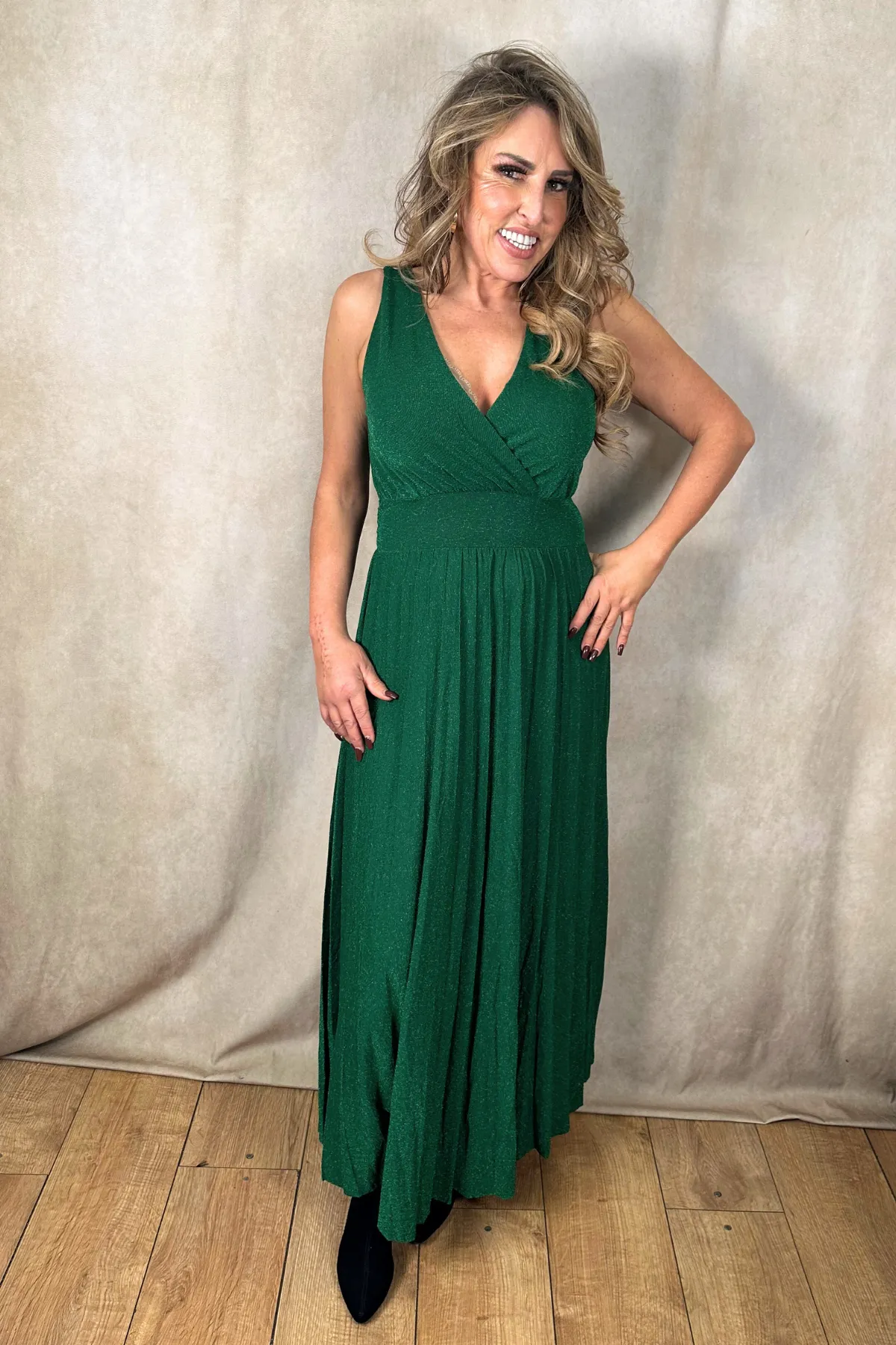 Sally Pleated Dress