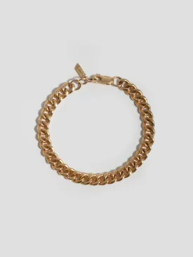 Semi-Hollow XL Curb Chain Bracelet - Archival Collection