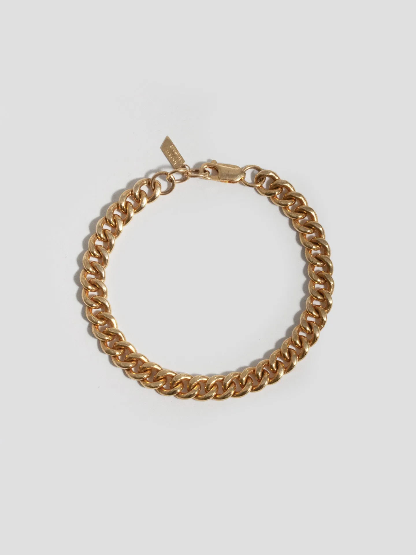 Semi-Hollow XL Curb Chain Bracelet - Archival Collection