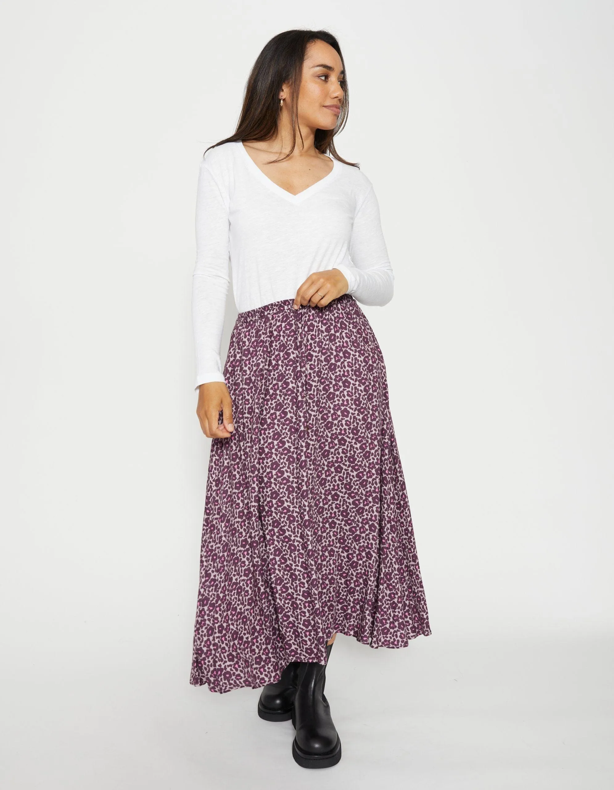 Stella   Gemma | Nikki Skirt | Lilac Poppy