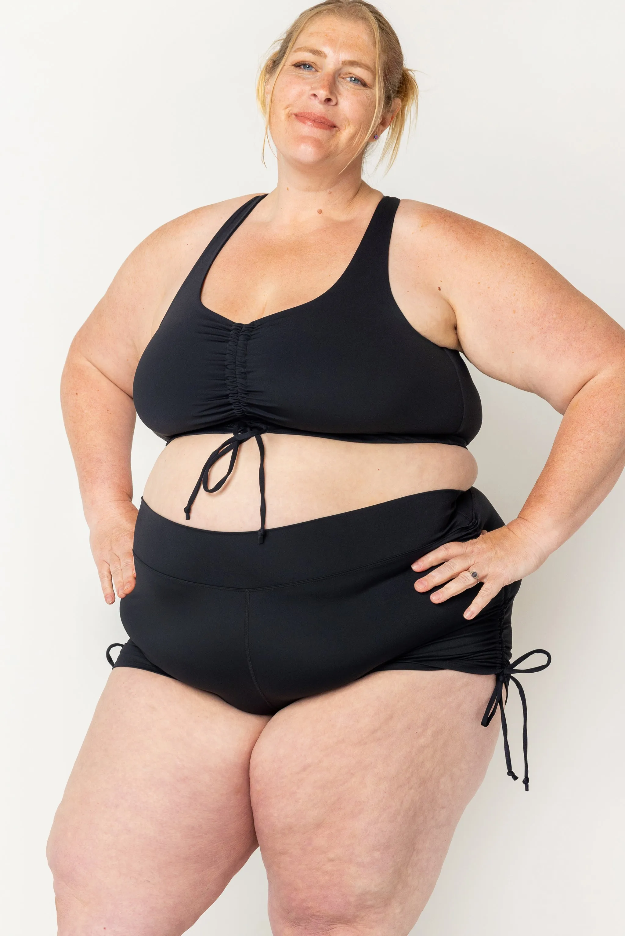 Swim Booty Shorts - Black