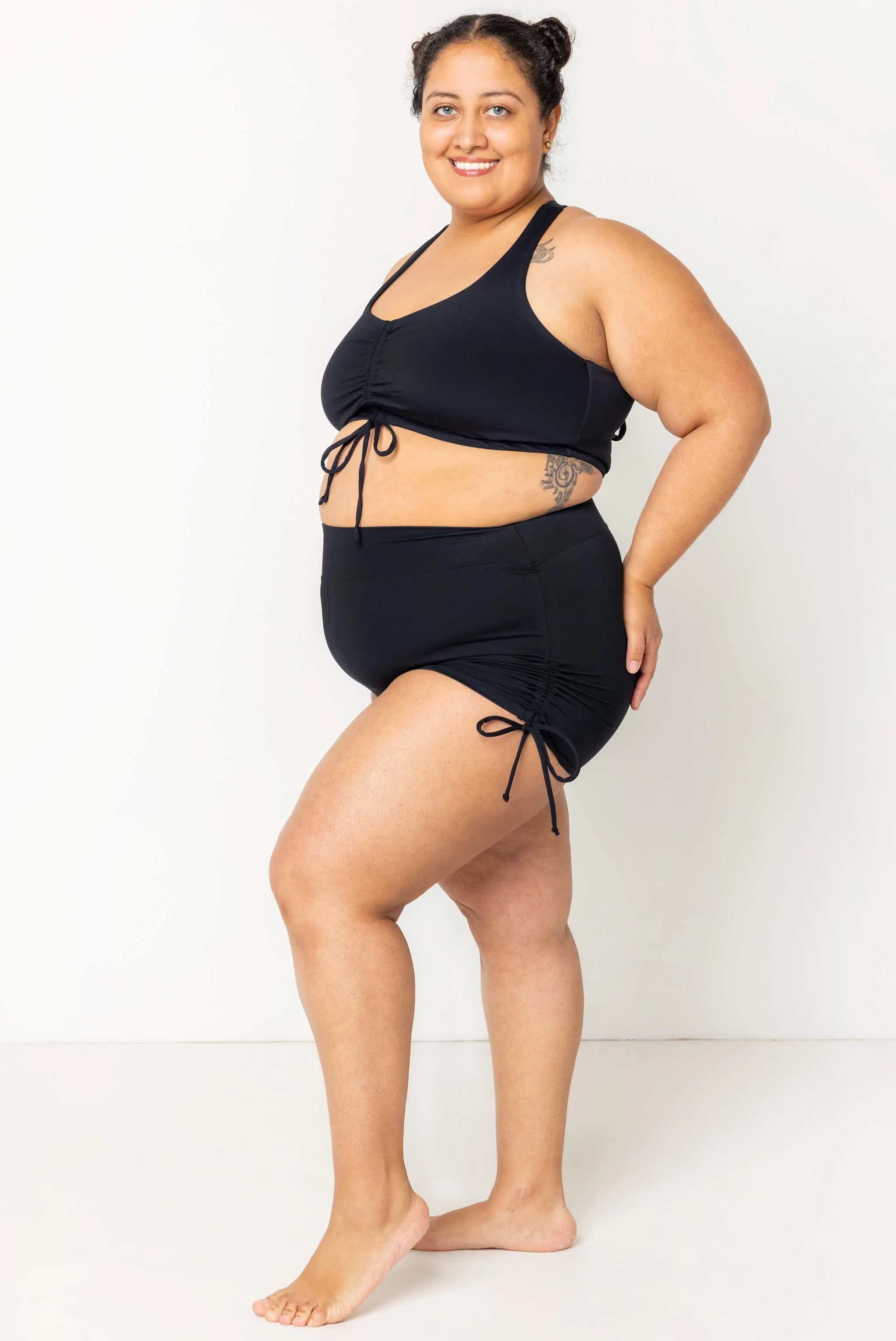Swim Booty Shorts - Black