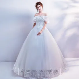 The Athelia Wedding Bridal Off Shoulder Ball Gown