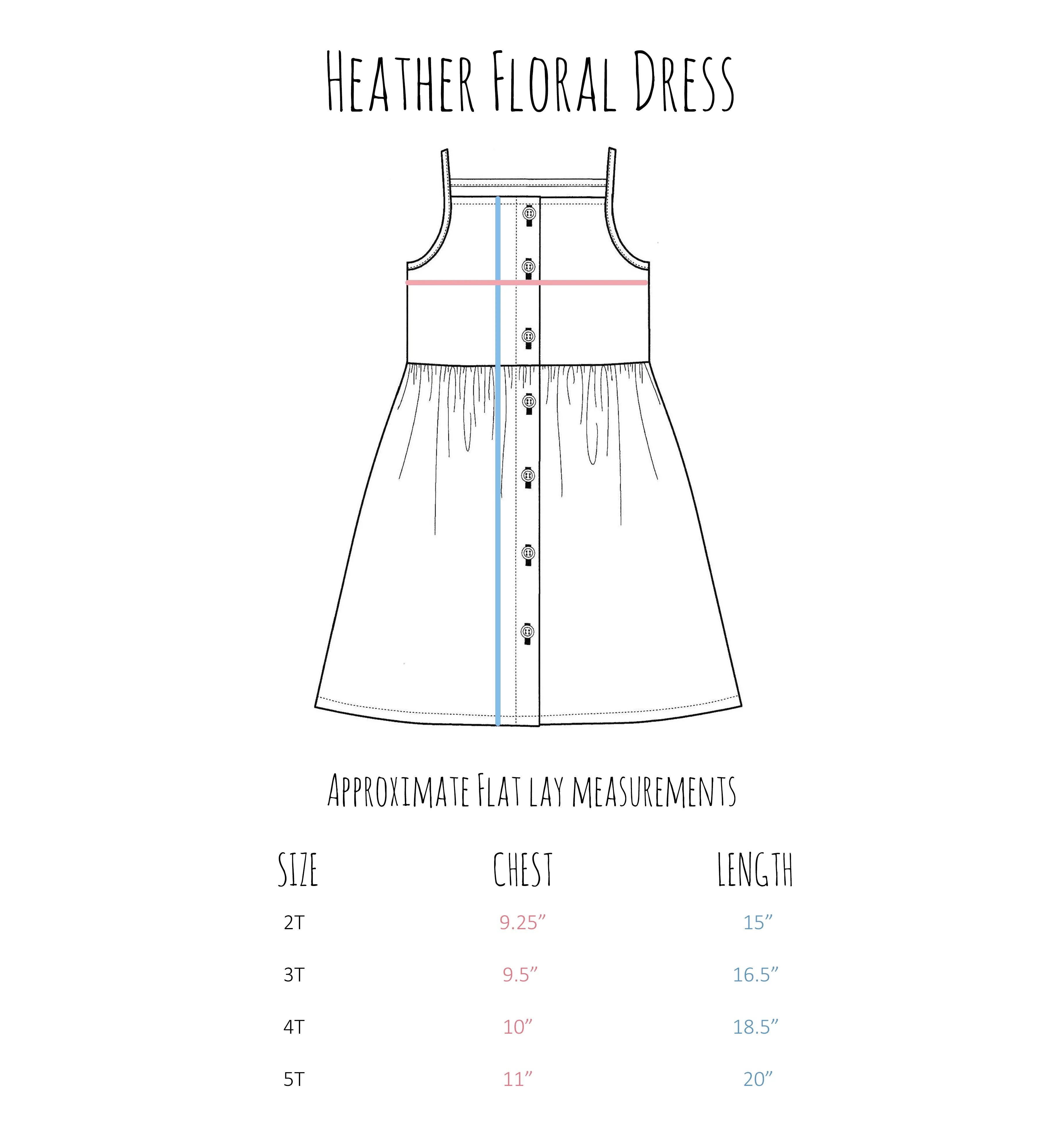 The Heather Dress in Blueberry Floral