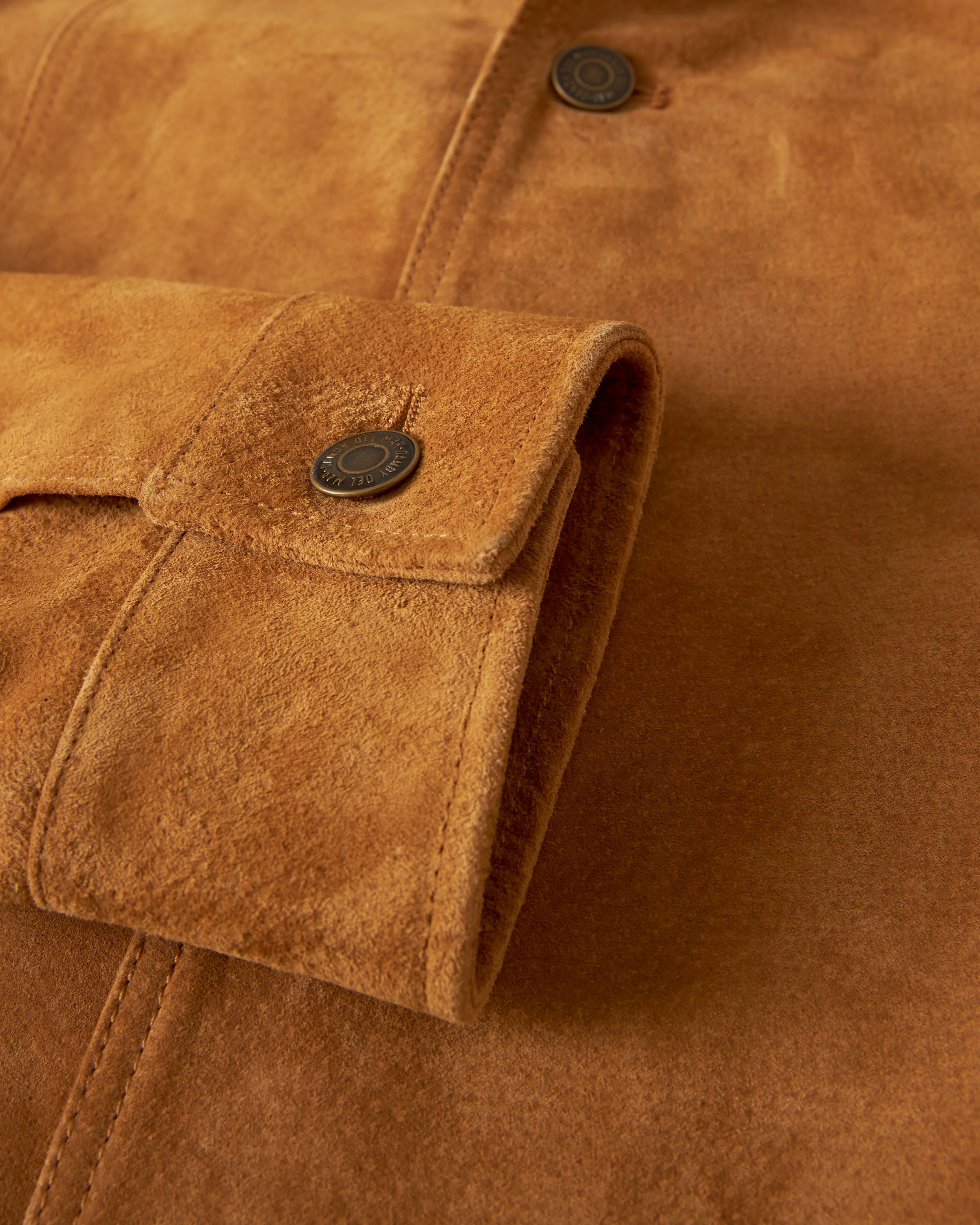 The San Juan Suede Leather Jacket - Sable