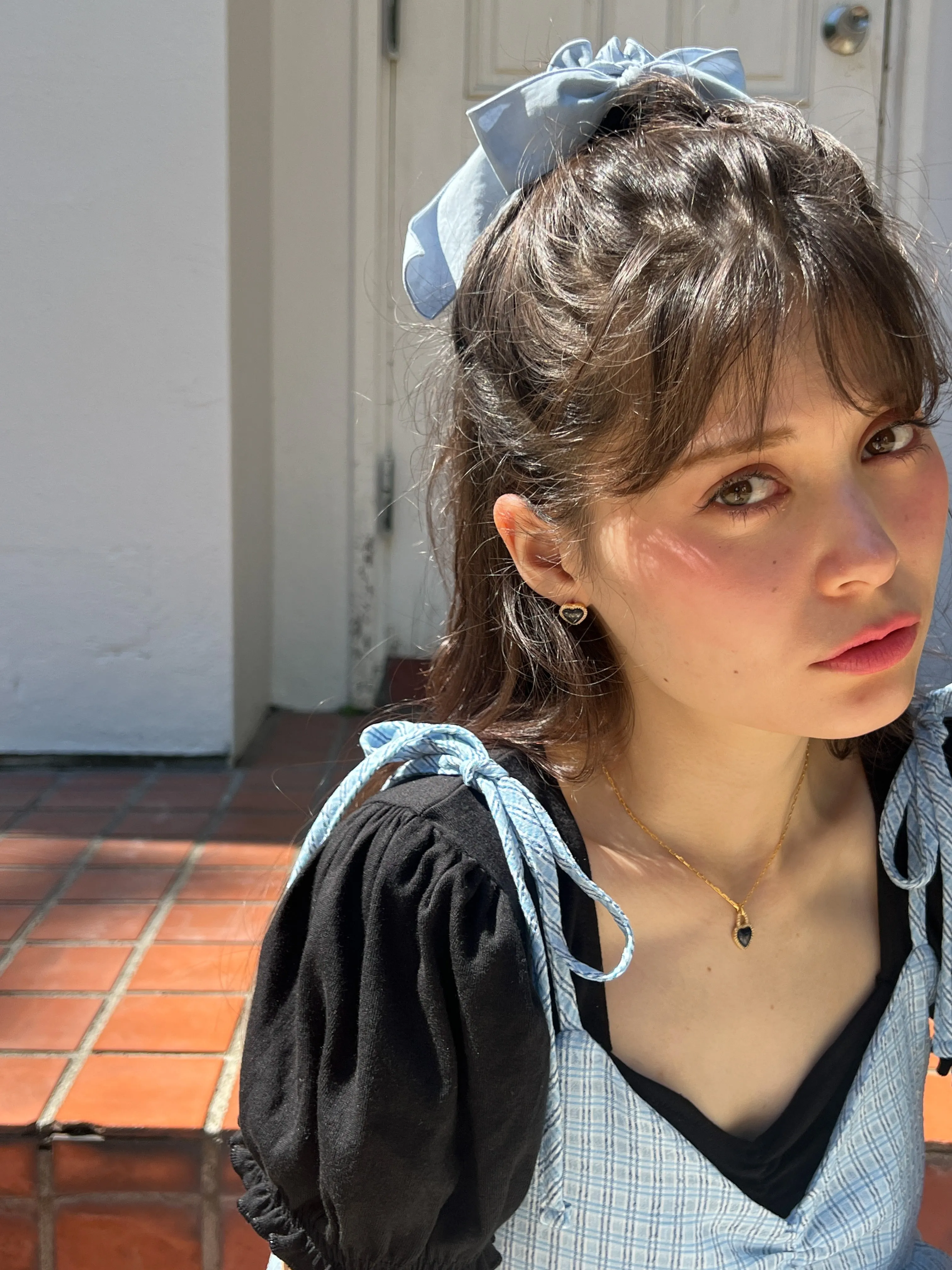 Tiny Check Camisole