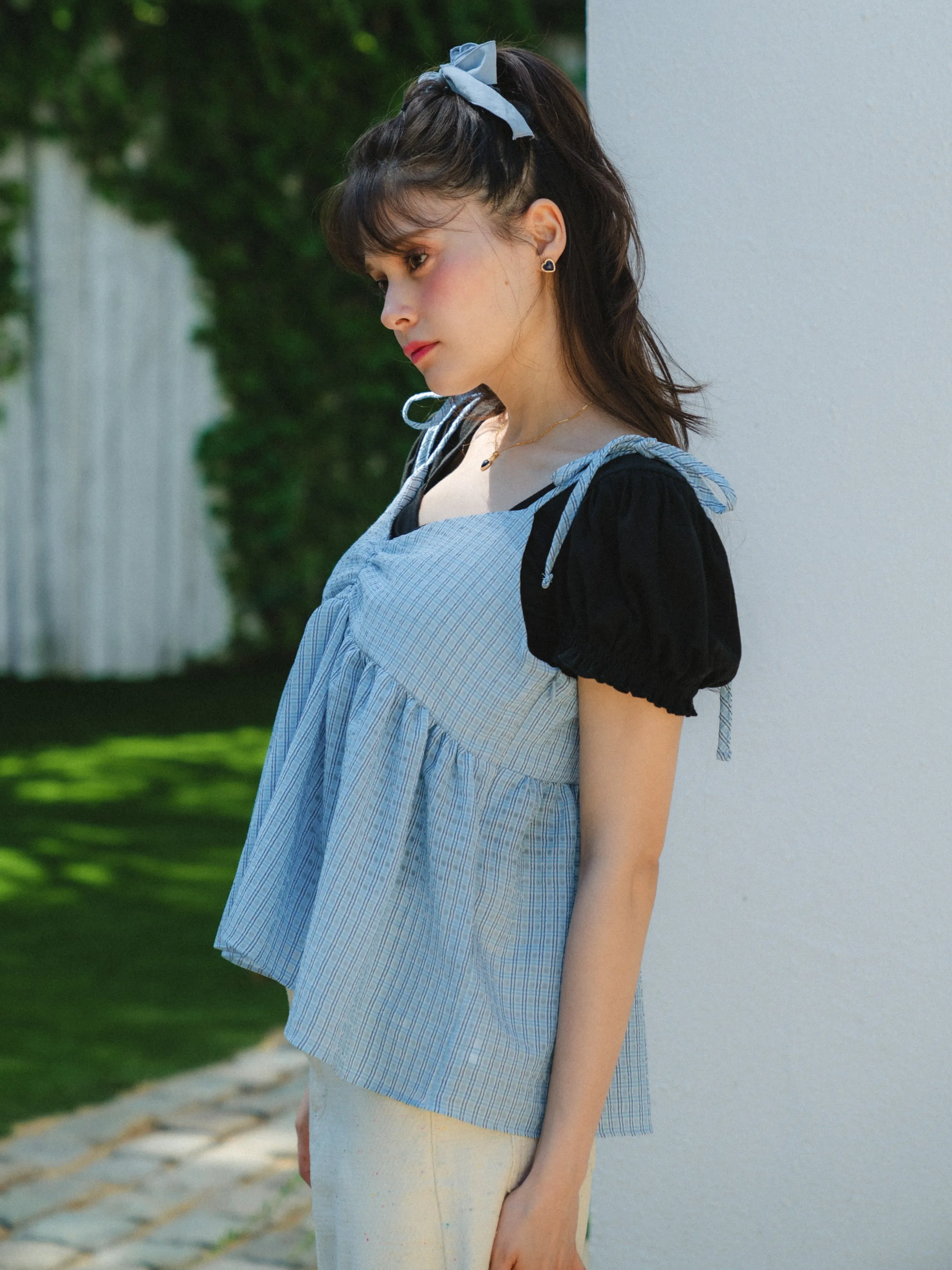 Tiny Check Camisole
