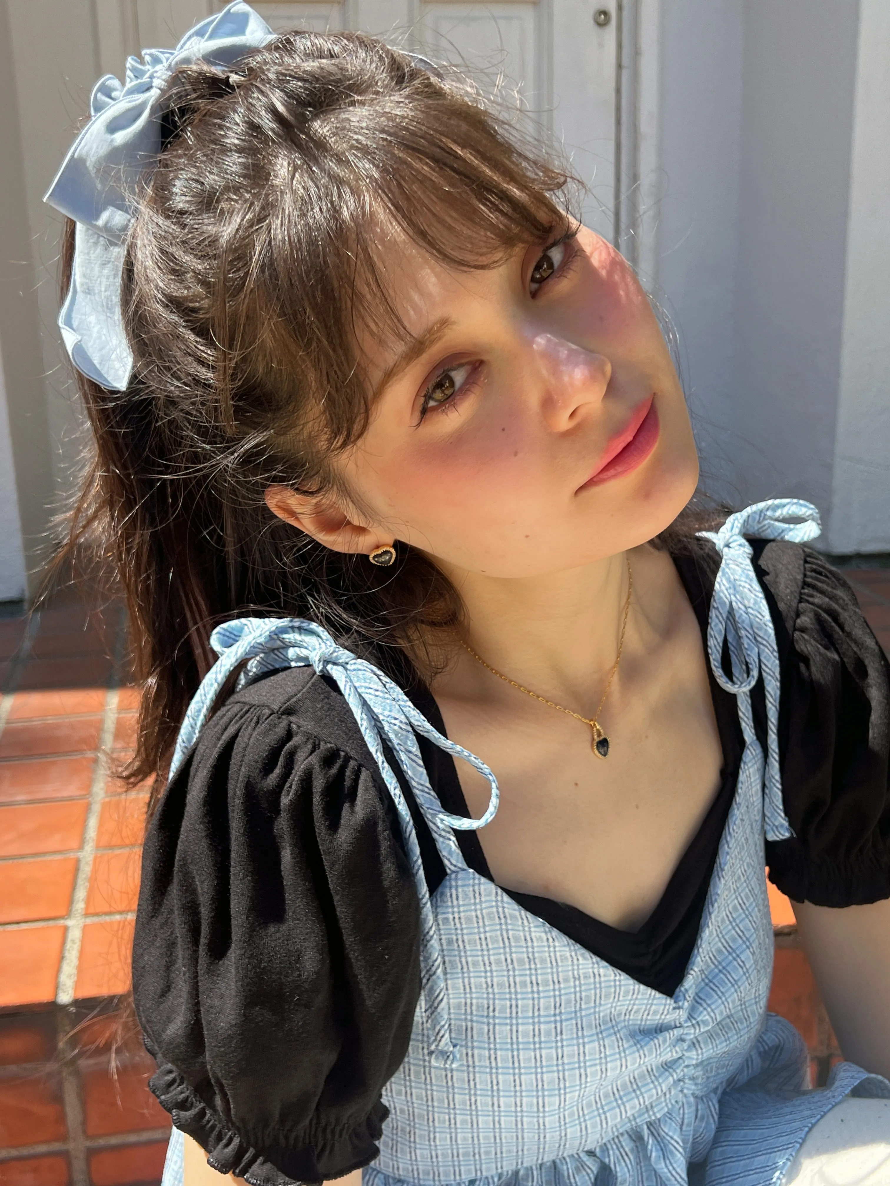 Tiny Check Camisole