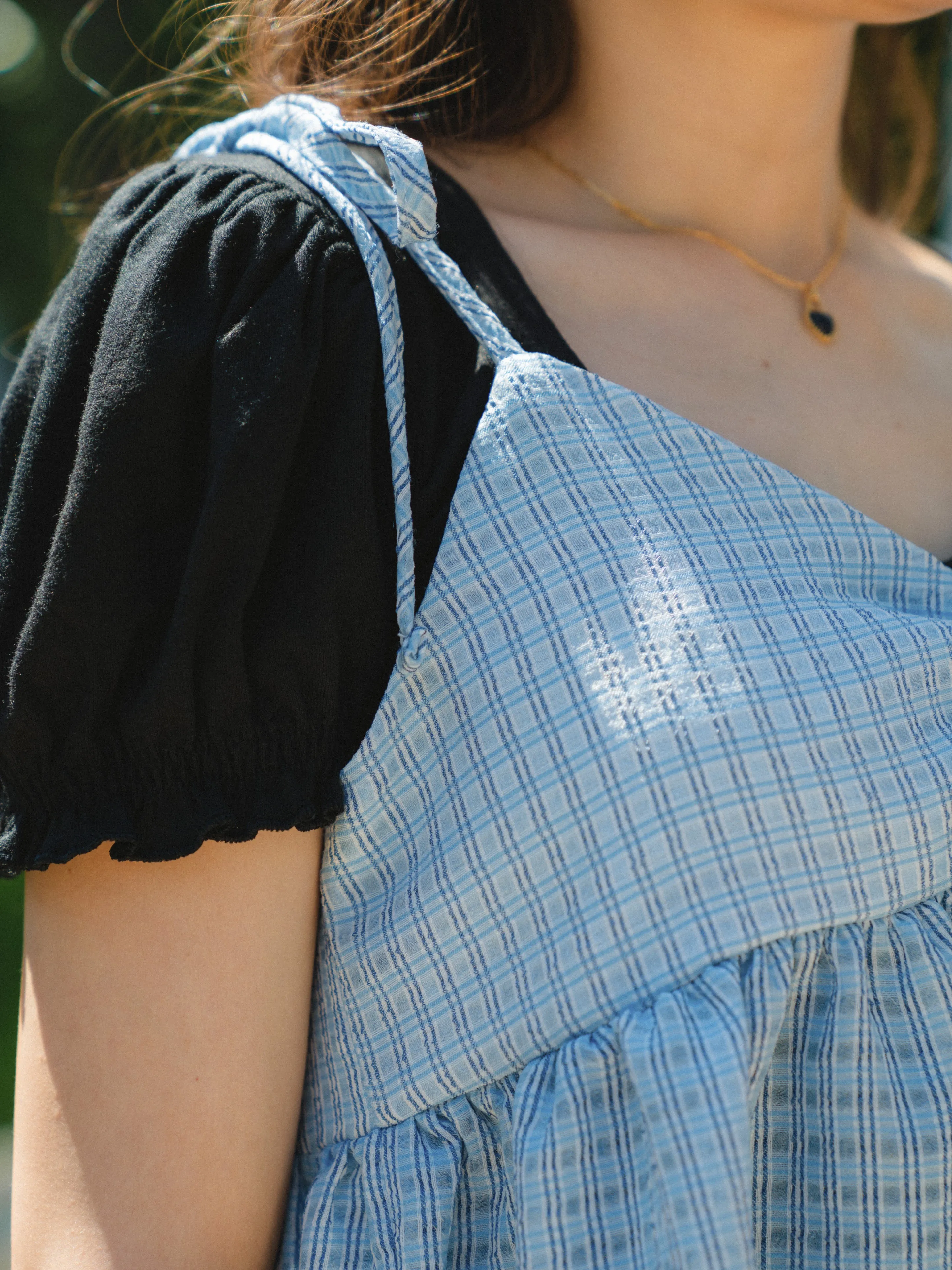 Tiny Check Camisole