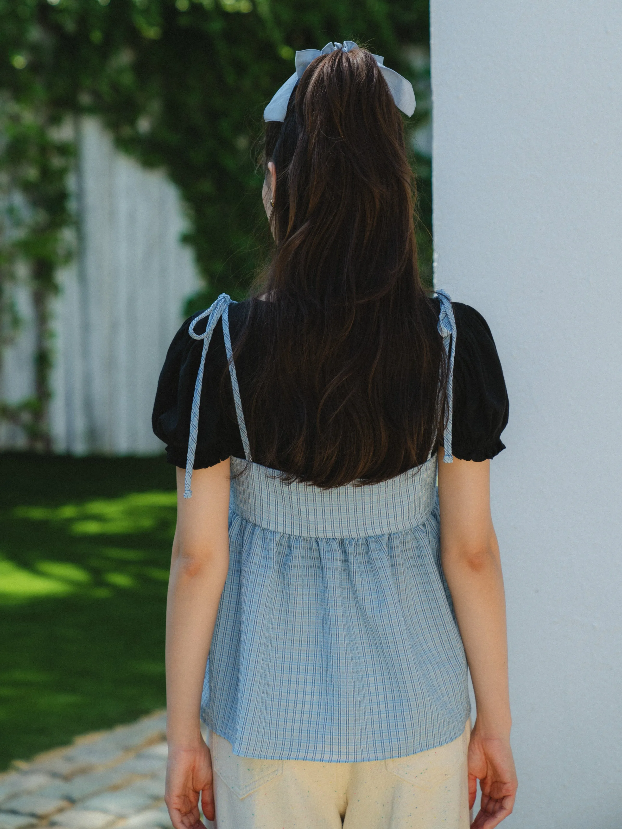 Tiny Check Camisole