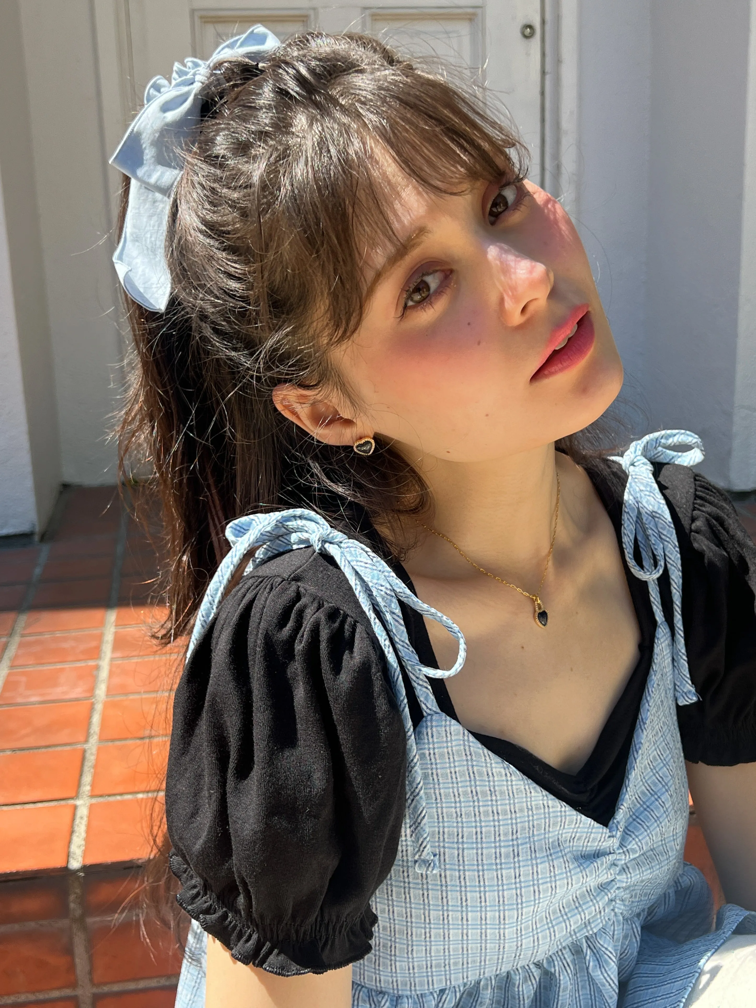 Tiny Check Camisole