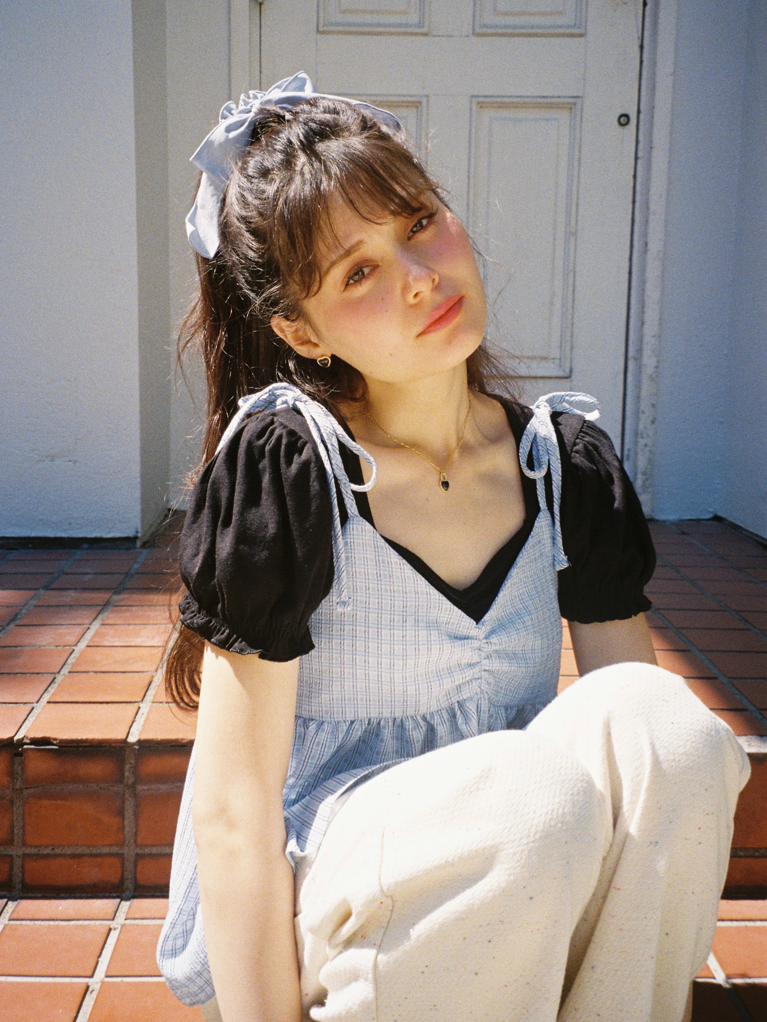 Tiny Check Camisole