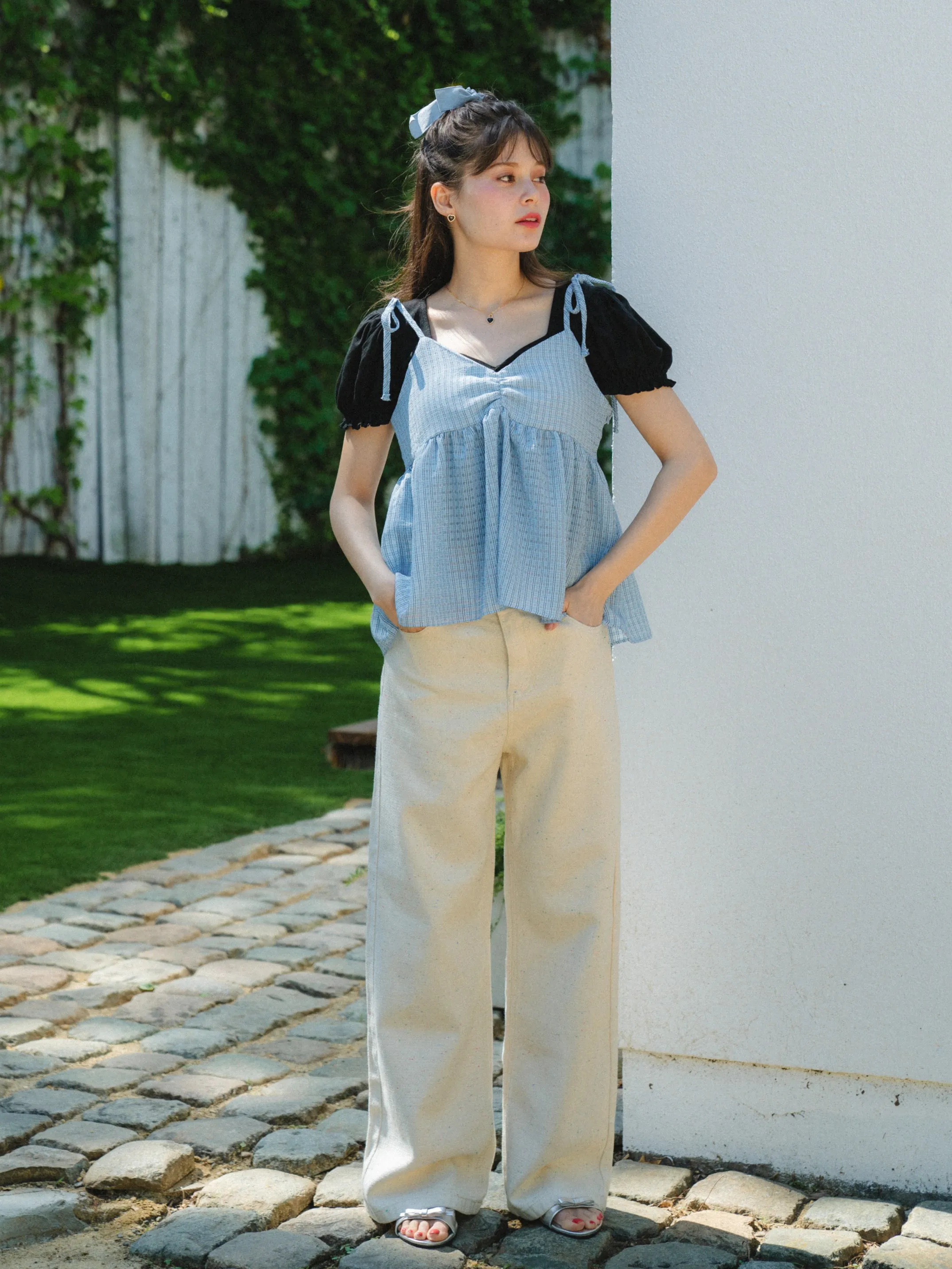 Tiny Check Camisole
