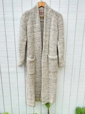 VINTAGE: '90s Long Oatmeal Cardigan