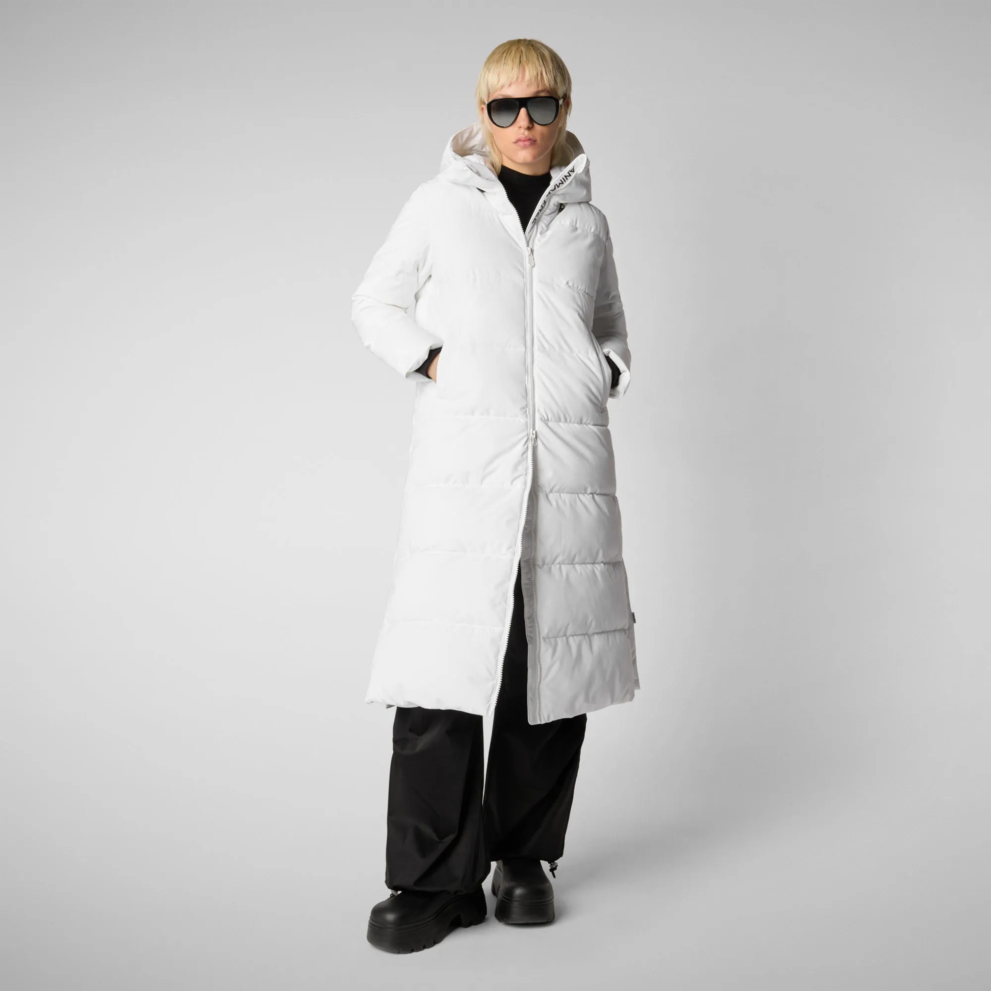 Women's Hooded Parka Missy in White