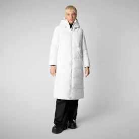 Women's Hooded Parka Missy in White